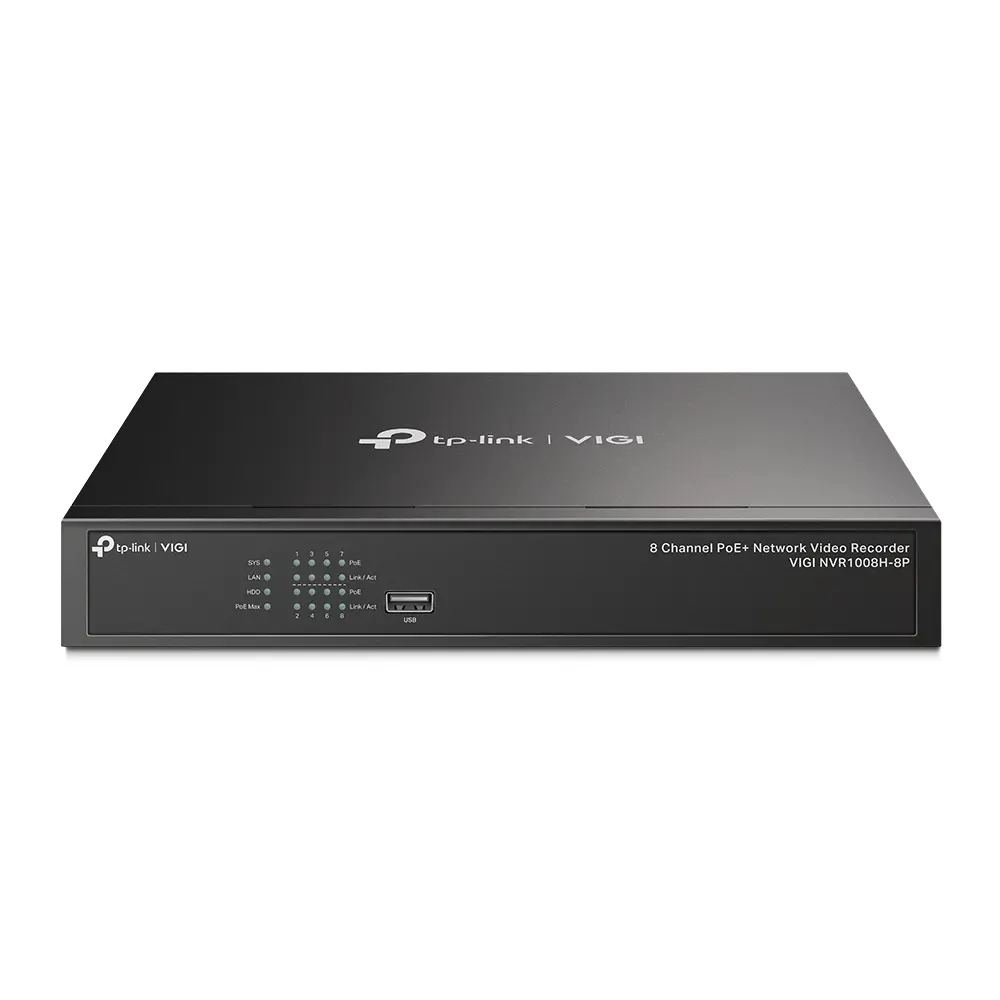 [VIGI NVR1008H-8P] Grabador de video en red PoE de 8 canales